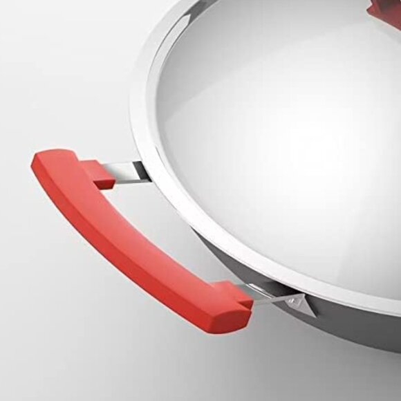 IKEA IDENTISK Nonstick Wok with Lid 32cm (13") Aluminum — New & Sealed - Picture 3 of 15